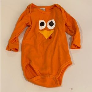 Cutest Turkey long sleeved onesie!